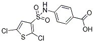 4-(2,5-DICHLORO-THIOPHENE-3-SULFONYLAMINO)-BENZOIC ACID 结构式