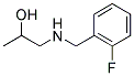 1-(2-FLUORO-BENZYLAMINO)-PROPAN-2-OL 结构式