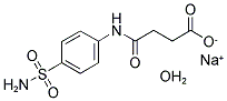 N-SUCCINYL SULFANILAMIDE, SODIUM SALT HYDRATE 结构式