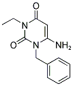 6-AMINO-1-BENZYL-3-ETHYL-1H-PYRIMIDINE-2,4-DIONE 结构式