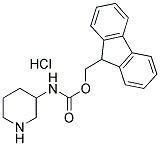 3-N-FMOC-AMINO-PIPERIDINE HYDROCHLORIDE 结构式