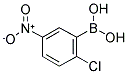 2-氯-5-硝基苯硼酸 结构式