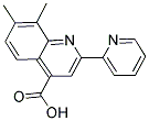 7,8-二甲基-2-吡啶-2-基-喹啉-4-羧酸 结构式
