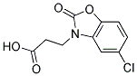 3-(5-CHLORO-2-OXOBENZO[D]OXAZOL-3(2H)-YL)PROPANOIC ACID 结构式