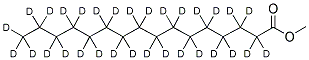METHYL HEXADECANOATE-D31 结构式