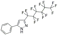 3-PERFLUOROHEXYL-5-PHENYLPYRAZOLE 结构式