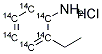 2-ETHYLANILINE HYDROCHLORIDE, [RING-14C(U)] 结构式