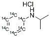 N-ISOPROPYLANILINE HYDROCHLORIDE, [RING-14C(U)] 结构式