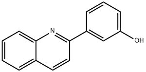 3-(2-Quinolinyl)phenol 结构式