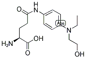 L-GAMMA-GLUTAMYL-P-N-ETHYL-N-HYDROXYETHYLAMINOANILIDE 结构式