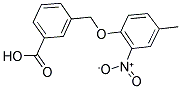 3-(4-METHYL-2-NITRO-PHENOXYMETHYL)-BENZOIC ACID 结构式