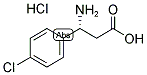 (R)-3-AMINO-3-(4-CHLORO-PHENYL)-PROPANOIC ACID HYDROCHLORIDE 结构式