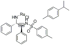 CHLORO[(1S,2S)-N-(P-TOLUENESULFONYL)-1,2-DIPHENYL-1,2-ETHANEDIAMINE] (P-CYMENE)RUTHENIUM(II) 结构式