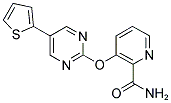 3-[(5-THIEN-2-YLPYRIMIDIN-2-YL)OXY]PYRIDINE-2-CARBOXAMIDE 结构式