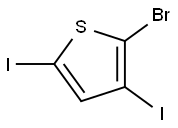 2-BROMO-3,5-DIIODOTHIOPHENE 结构式