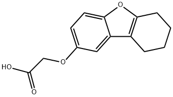 2-[(6,7,8,9-四氢-2-二苯并呋喃基)氧基]乙酸 结构式