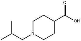 1-异丁基哌啶-4-羧酸 结构式