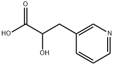 2-羟基-3-(吡啶-3-基)丙酸 结构式