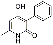 4-HYDROXY-6-METHYL-3-PHENYLPYRIDIN-2(1H)-ONE 结构式