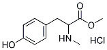 N-METHYL-DL-TYROSINE METHYL ESTER HYDROCHLORIDE 结构式