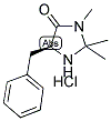 (5S)-2,2,3-TRIMETHYL-5-PHENYLMETHYL-4-IMIDAZOLIDINONE MONOHYDROCHLORIDE 结构式