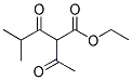 2-Acetyl-4-methyl-3-oxo-pentanoic acid ethyl ester 结构式