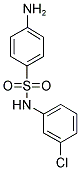 4-AMINO-N-(3-CHLORO-PHENYL)-BENZENESULFONAMIDE 结构式
