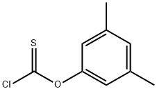 3,5-二甲苯基硫代氯甲酸酯 结构式
