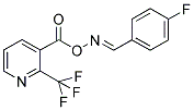 2-AZA-3-(4-FLUOROPHENYL)-1-OXA-1-[2-(TRIFLUOROMETHYL)PYRIDIN-3-YLCARBONYL]PROP-2-ENE 结构式