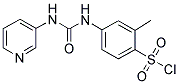 2-METHYL-4-(3-PYRIDIN-3-YL-UREIDO)BENZENESULFONYL CHLORIDE 结构式