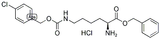 H-LYS(CL-Z)-OBZL HCL 结构式