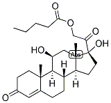 11-BETA,17,21-TRIHYDROXYPREGN-4-ENE-3,20-DIONE 21-VALERATE 结构式