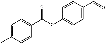 (4-甲烷酰苯基)4-甲基苯甲酸酯 结构式