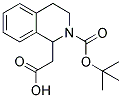 1-CARBOXYMETHYL-3,4-DIHYDRO-1H-ISOQUINOLINE-2-CARBOXYLIC ACID TERT-BUTYL ESTER 结构式