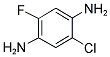 1-CHLORO-2,5-DIAMINO-4-FLUOROBENZENE 结构式