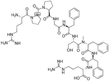 (N-ME-D-PHE7)-BRADYKININ 结构式