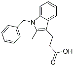 3-(1-BENZYL-2-METHYL-1H-INDOL-3-YL)-PROPIONIC ACID 结构式