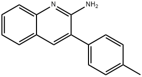 3-(4-METHYLPHENYL)-2-QUINOLINAMINE 结构式