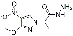 2-(3-甲氧基-4-硝基-1H-吡唑-1-基)丙酰肼 结构式