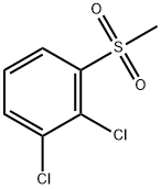 1,2-二氯-3-(甲基磺酰基)苯 结构式