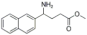 4-AMINO-4-NAPHTHALEN-2-YL-BUTYRIC ACID METHYL ESTER 结构式