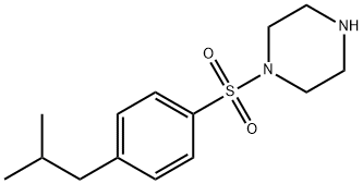 1-(4-异丁基-苯磺酰基)-哌嗪 结构式