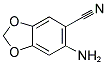 6-Amino-1,3-benzodioxol-5-yl cyanide 结构式