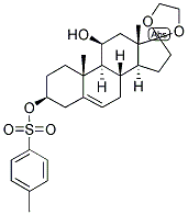 5-ANDROSTEN-3-BETA-OL-17-ONE ETHYLENEKETAL P-TOLUENESULPHONATE 结构式