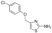 4-(4-CHLORO-PHENOXYMETHYL)-THIAZOL-2-YLAMINE 结构式