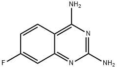 2,4-DIAMINO-7-FLUOROQUINAZOLINE 结构式