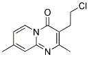 3-(2-CHLOROETHYL)-2,8-DIMETHYL-4H-PYRIDO[1,2-A]PYRIMIDIN-4-ONE 结构式