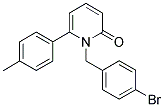 1-(4-BROMOBENZYL)-6-(4-METHYLPHENYL)PYRIDIN-2(1H)-ONE 结构式