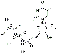 2'-O-METHYL-5-METHYLURIDINE-5'-TRIPHOSPHATE LITHIUM SALT 结构式
