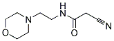 2-CYANO-N-(2-MORPHOLIN-4-YL-ETHYL)-ACETAMIDE 结构式